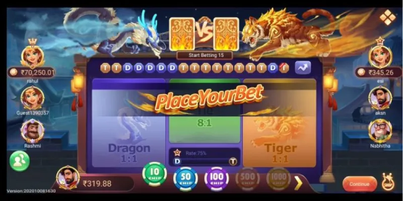 Những điều cần biết về luật Dragon Tiger