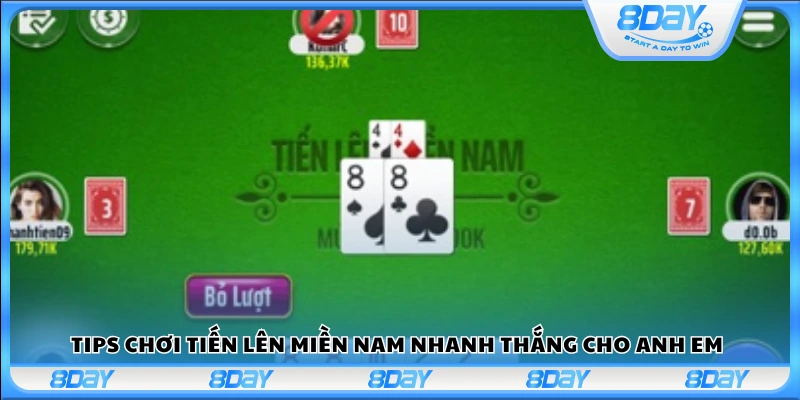 Bí kíp đánh Tiến Lên Miền Nam hiệu quả để lên tiền nhanh