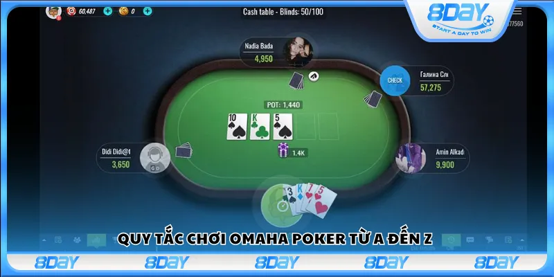 Quy tắc chơi Omaha Poker từ A đến Z