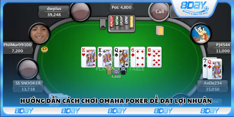 Hướng dẫn cách chơi Omaha Poker để đạt lợi nhuận