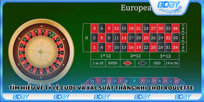 Tìm hiểu về tỷ lệ cược và xác suất thắng khi chơi Roulette