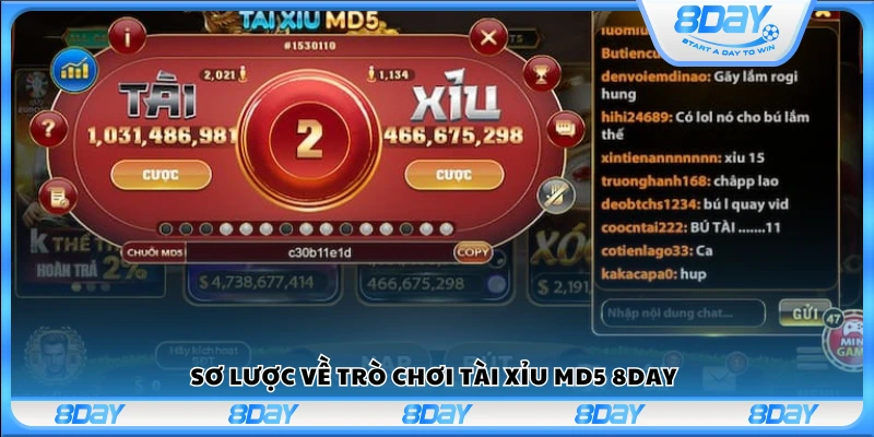 Tìm hiểu chung về Tài Xỉu MD5 trực tuyến