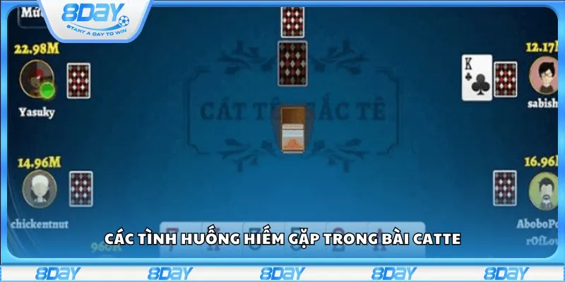 Các tình huống hiếm gặp trong bài Catte