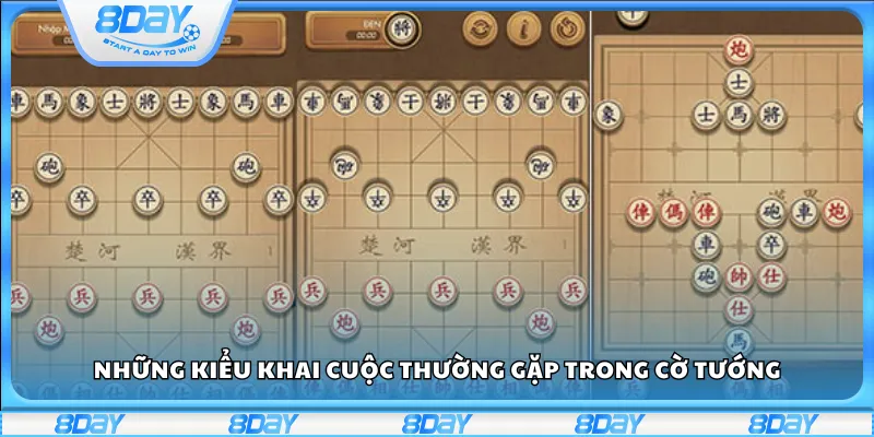 Những kiểu khai cuộc thường gặp trong cờ tướng